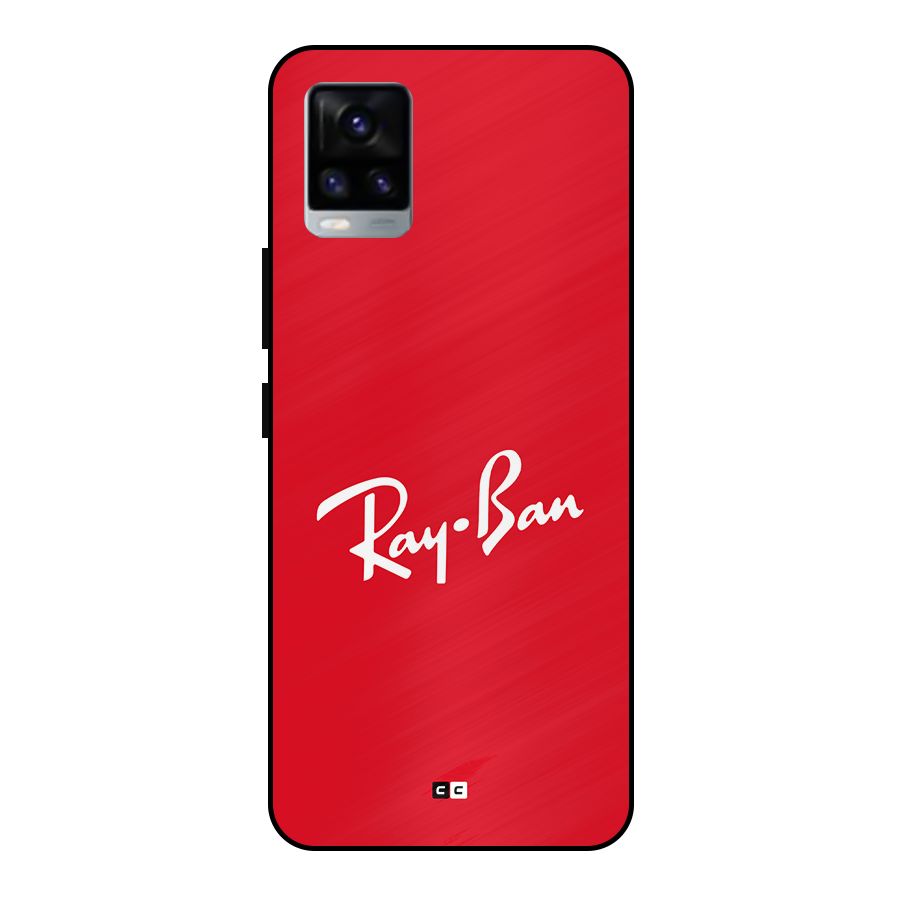 Luxury Red Metal Back Case for Vivo V20 2021