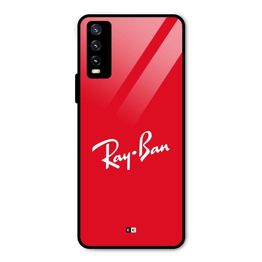 Luxury Red Metal Back Case for Vivo Y20