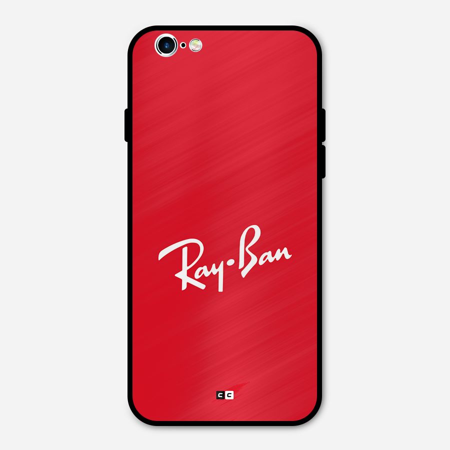 Luxury Red Metal Back Case for iPhone 6 6s