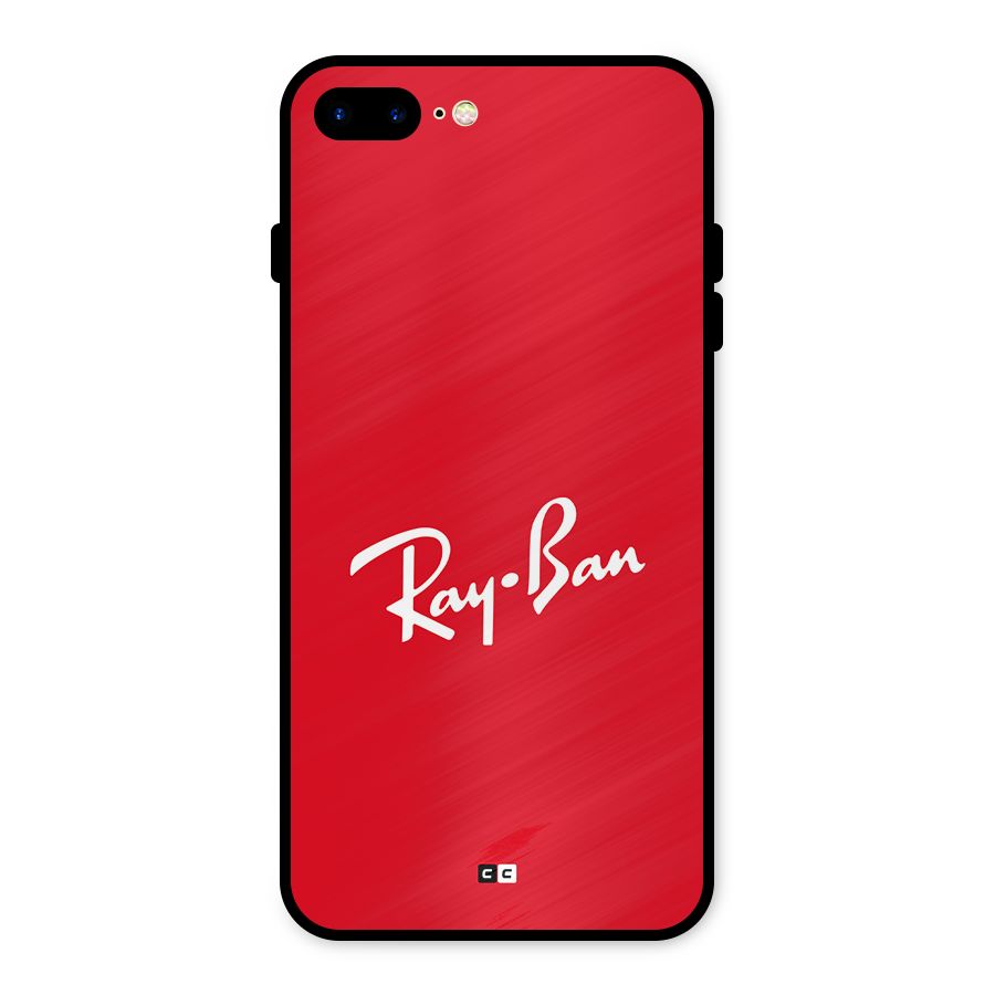 Luxury Red Metal Back Case for iPhone 7 Plus