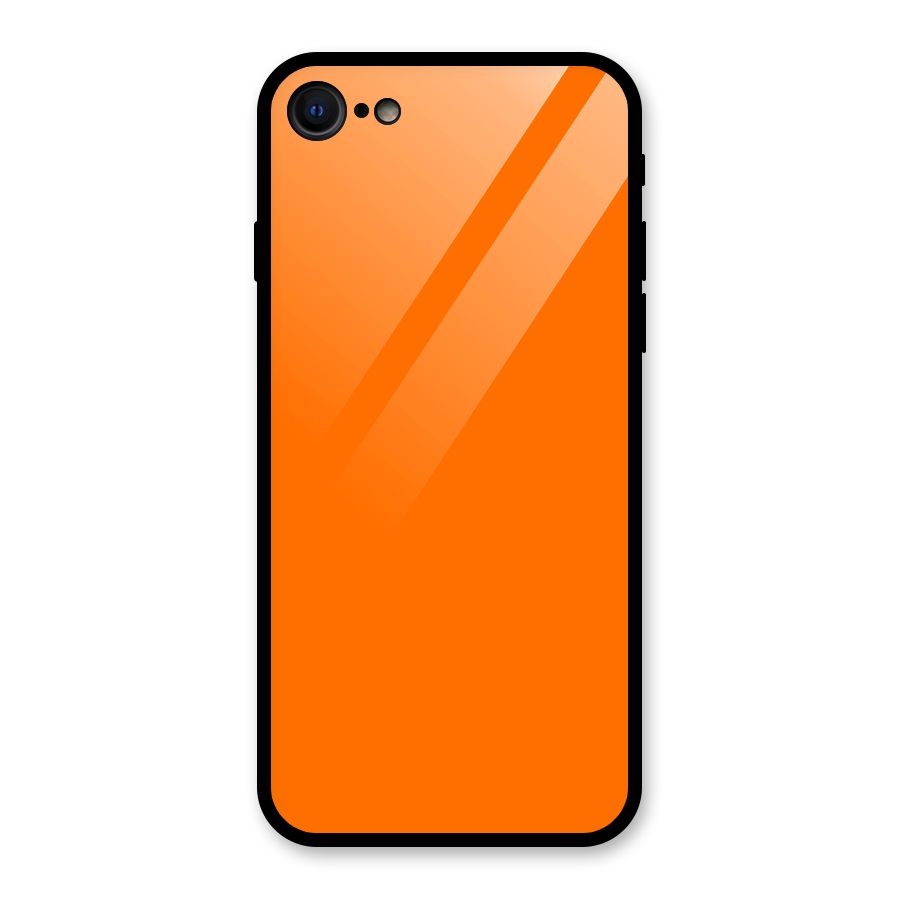Mac Orange Glass Back Case for iPhone 7
