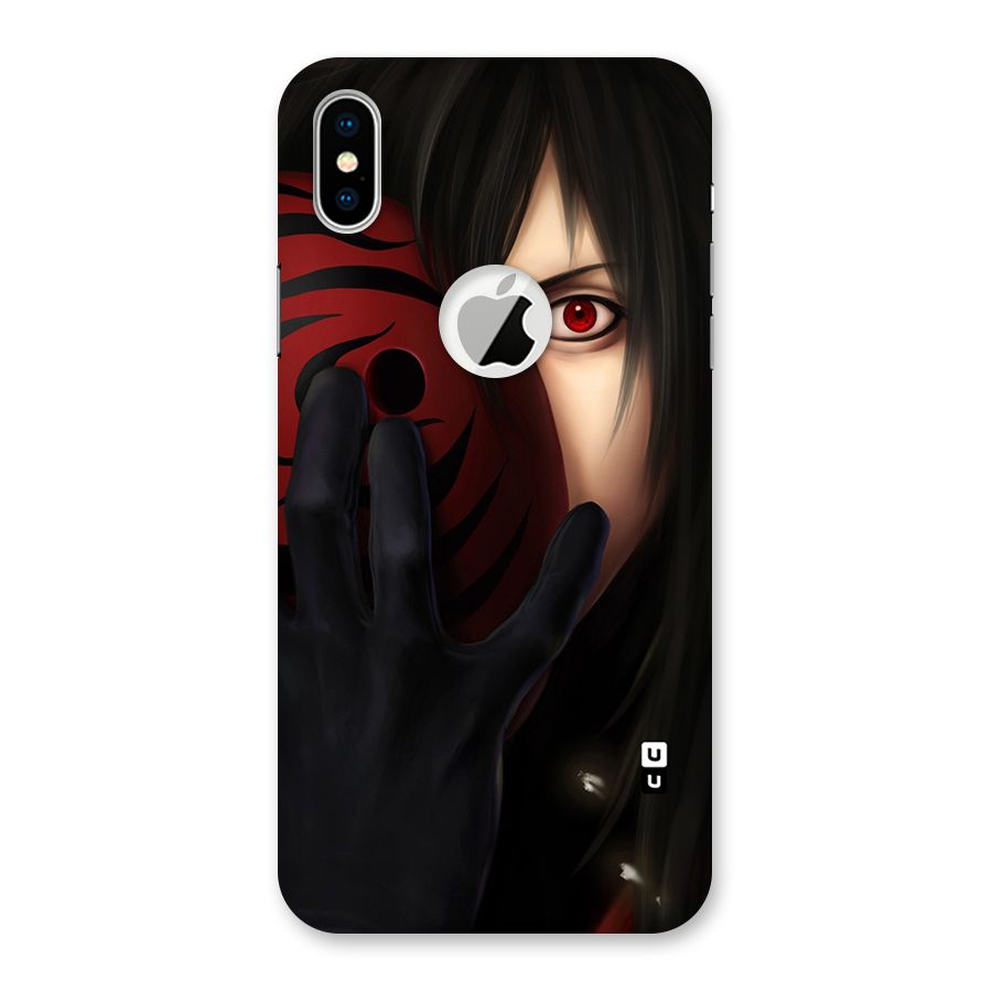 Madara Sharingan Back Case for iPhone X Logo Cut