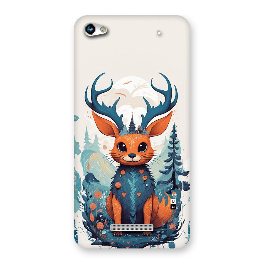Magestic Animal Back Case for Canvas Hue 2 A316