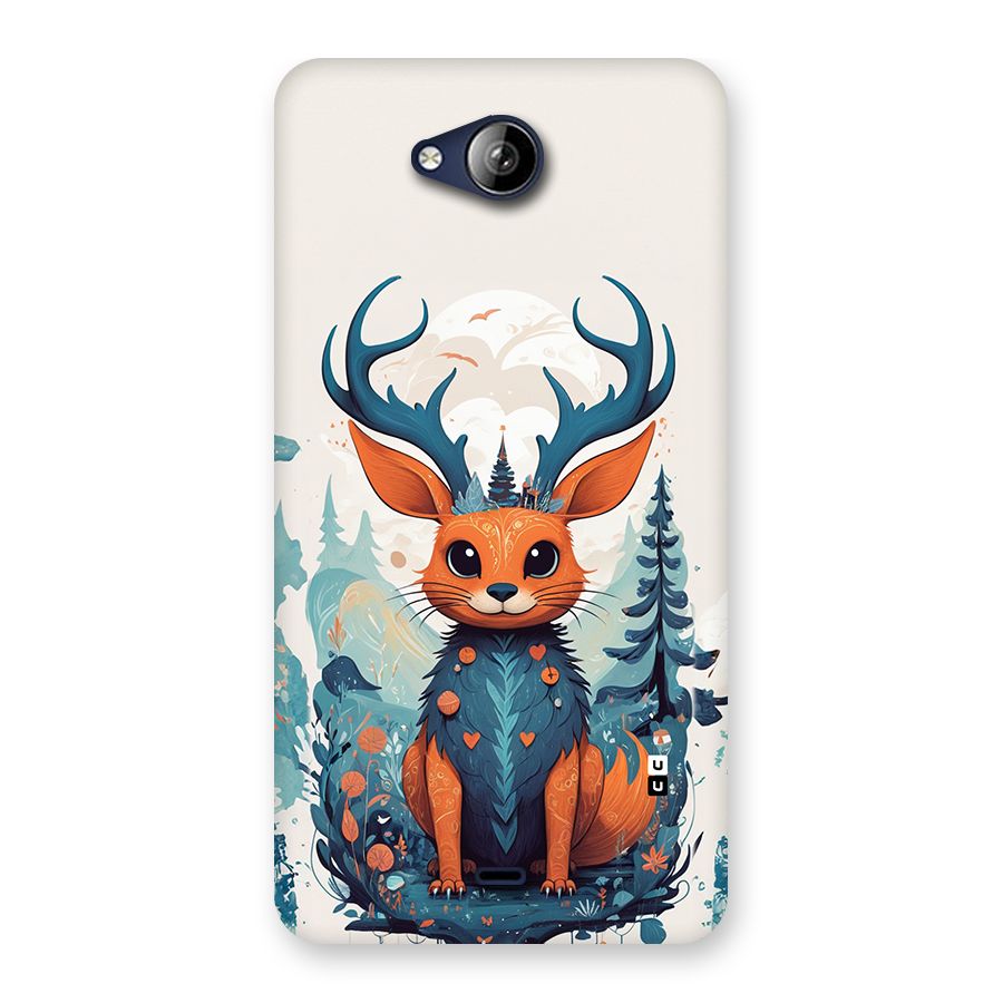 Magestic Animal Back Case for Canvas Play Q355