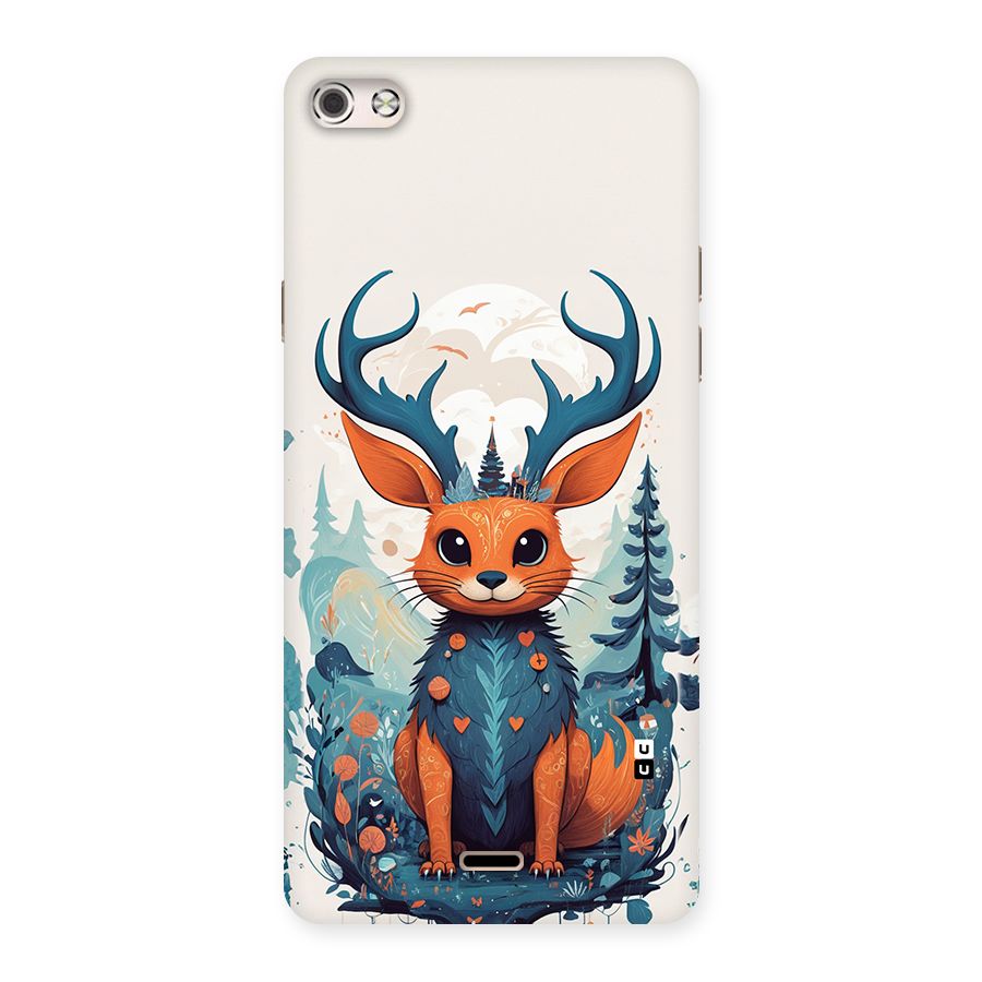 Magestic Animal Back Case for Canvas Silver 5