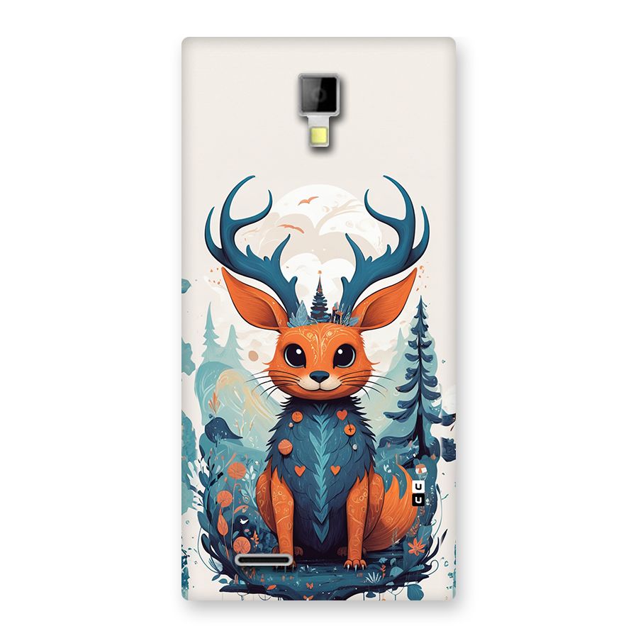Magestic Animal Back Case for Canvas Xpress A99