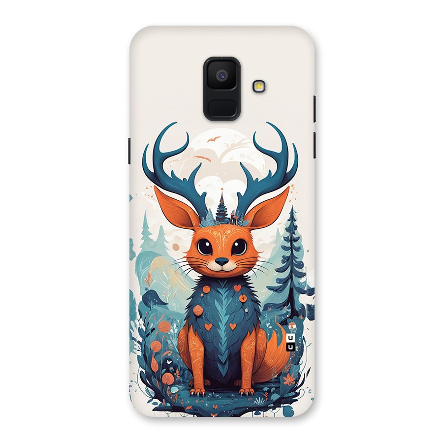 Magestic Animal Back Case for Galaxy A6 (2018)