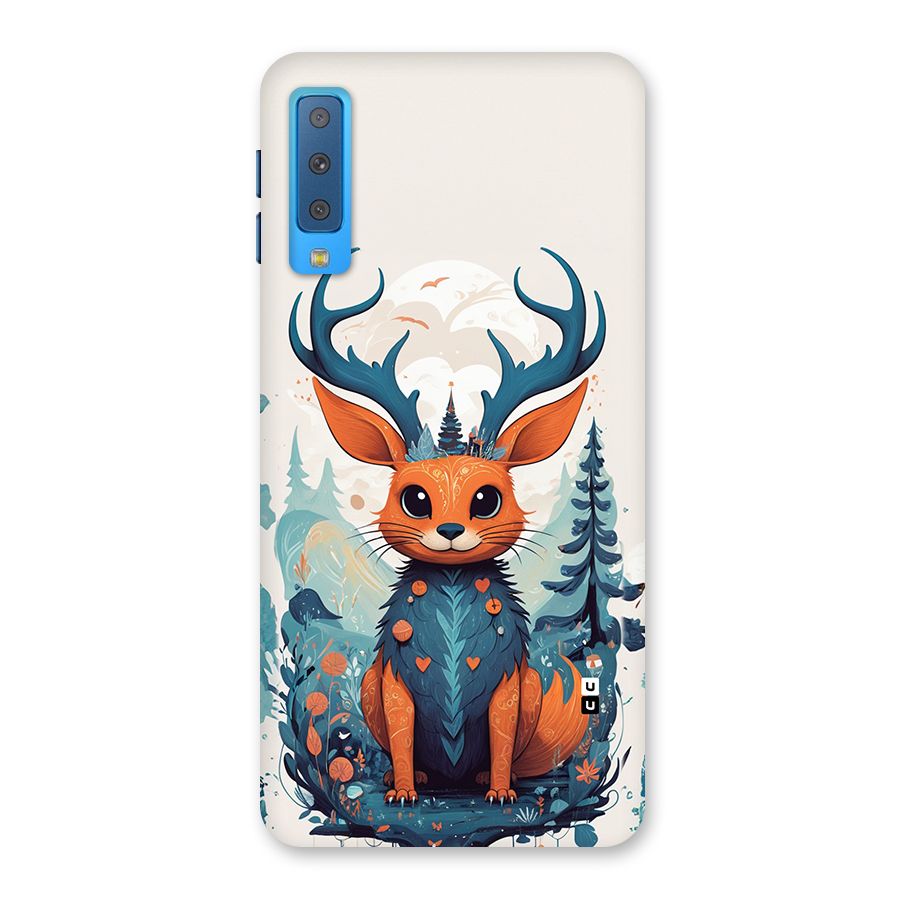 Magestic Animal Back Case for Galaxy A7 (2018)