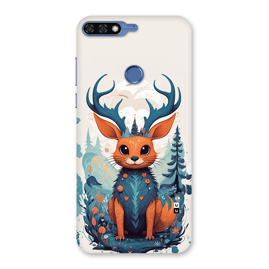 Magestic Animal Back Case for Honor 7C