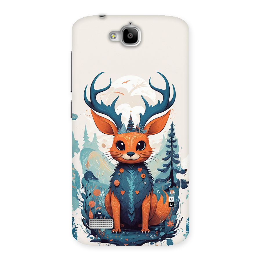 Magestic Animal Back Case for Honor Holly