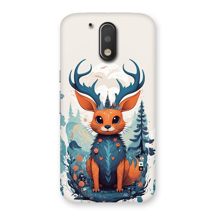 Magestic Animal Back Case for Moto G4 Plus