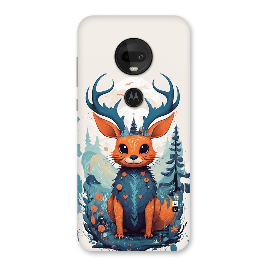 Magestic Animal Back Case for Moto G7