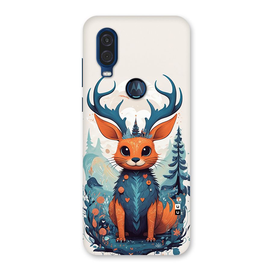 Magestic Animal Back Case for Motorola One Vision