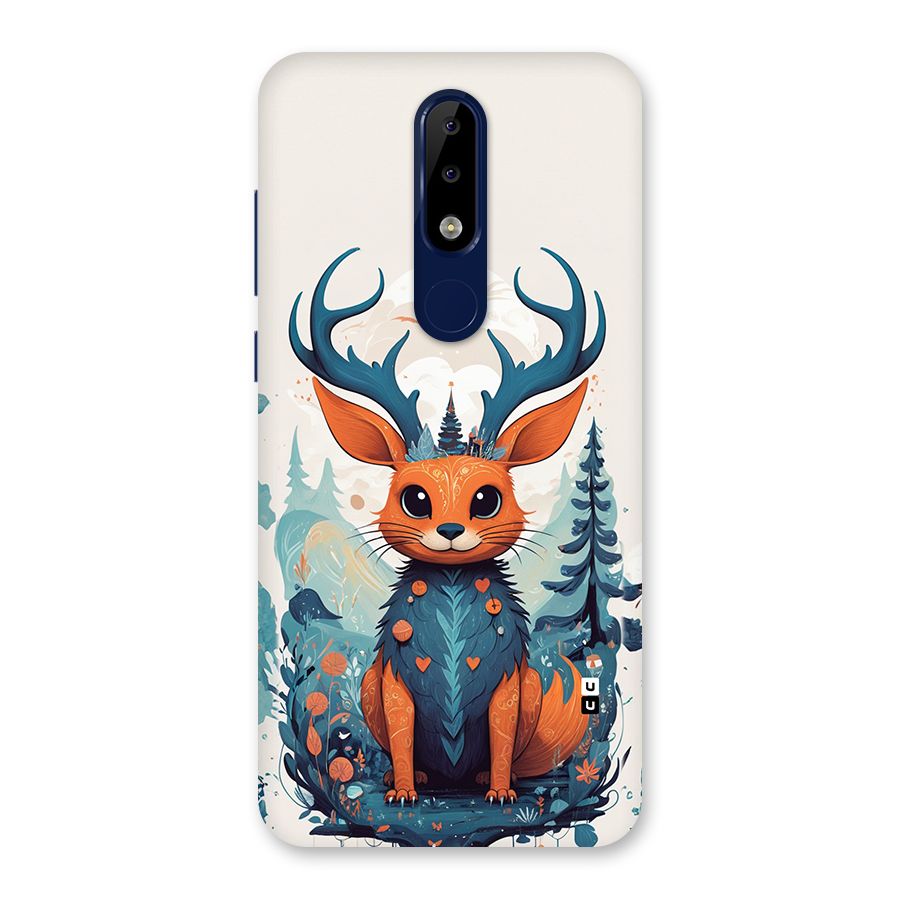 Magestic Animal Back Case for Nokia 5.1 Plus