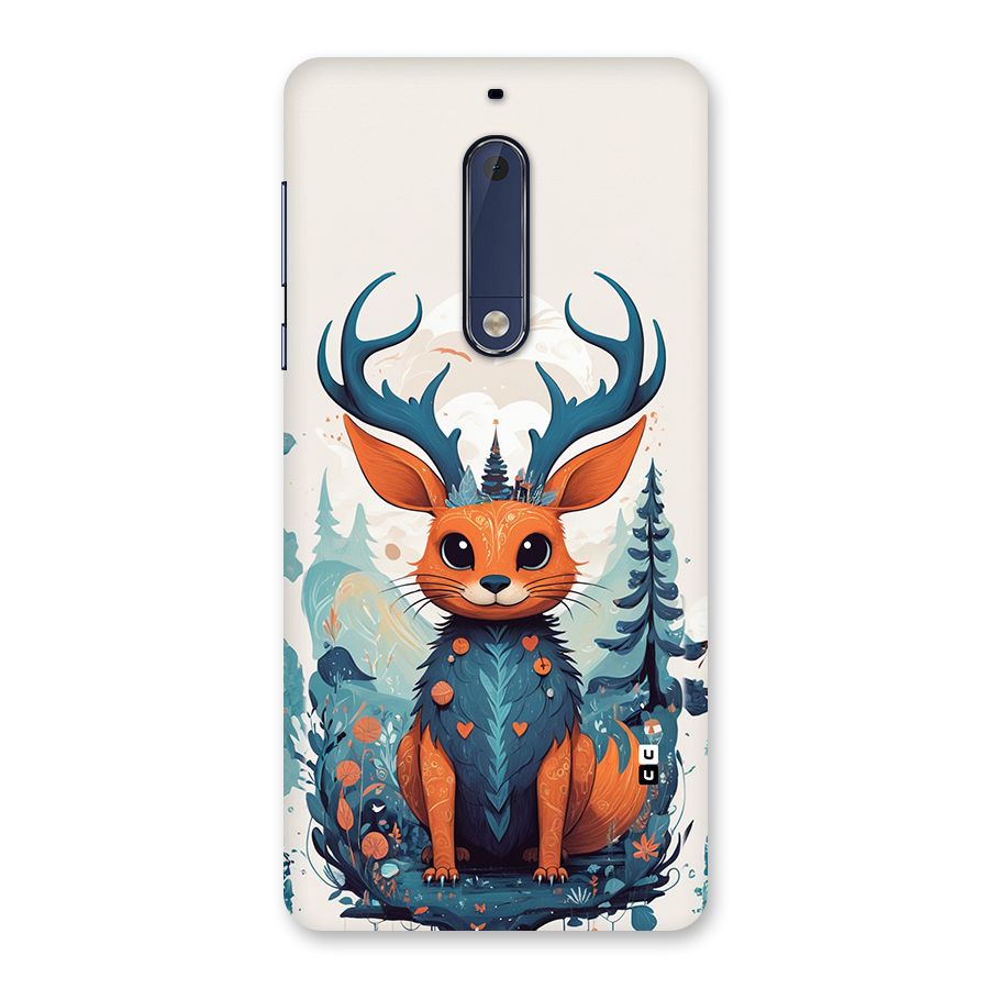 Magestic Animal Back Case for Nokia 5
