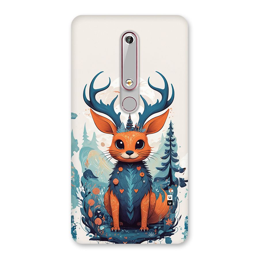 Magestic Animal Back Case for Nokia 6.1