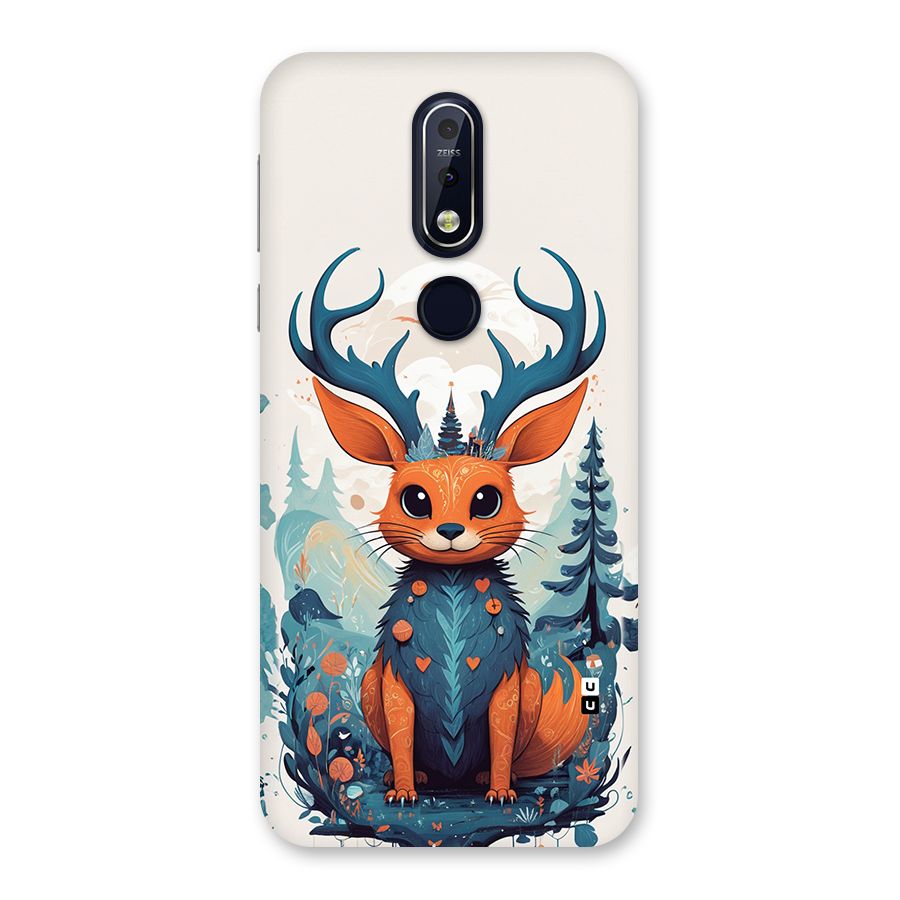 Magestic Animal Back Case for Nokia 7.1