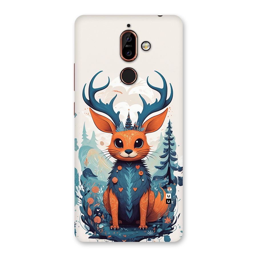 Magestic Animal Back Case for Nokia 7 Plus