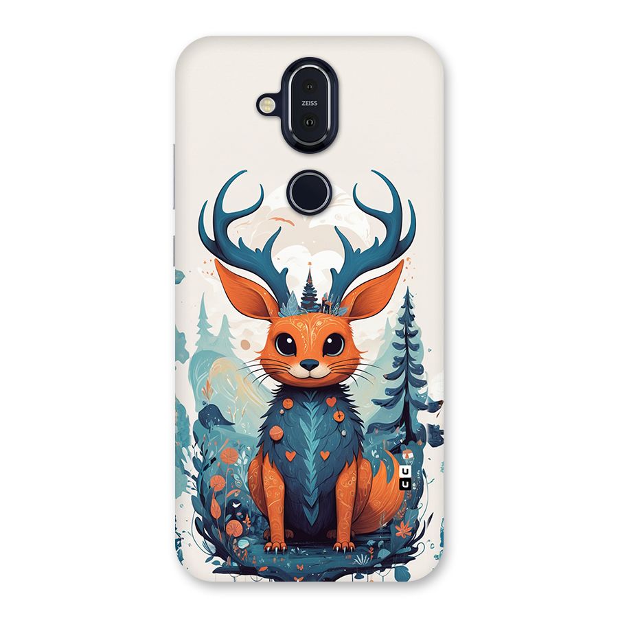 Magestic Animal Back Case for Nokia 8.1