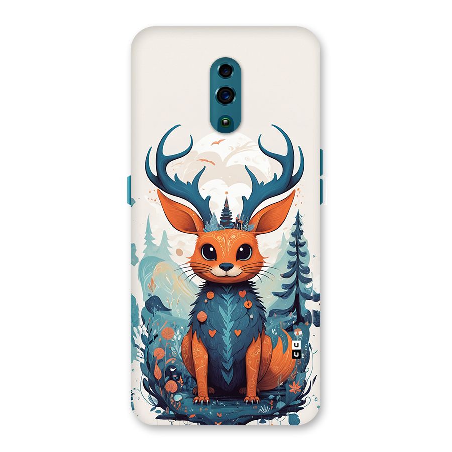 Magestic Animal Back Case for Oppo Reno