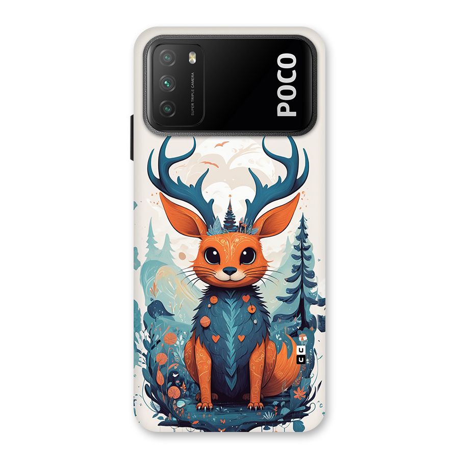 Magestic Animal Back Case for Poco M3