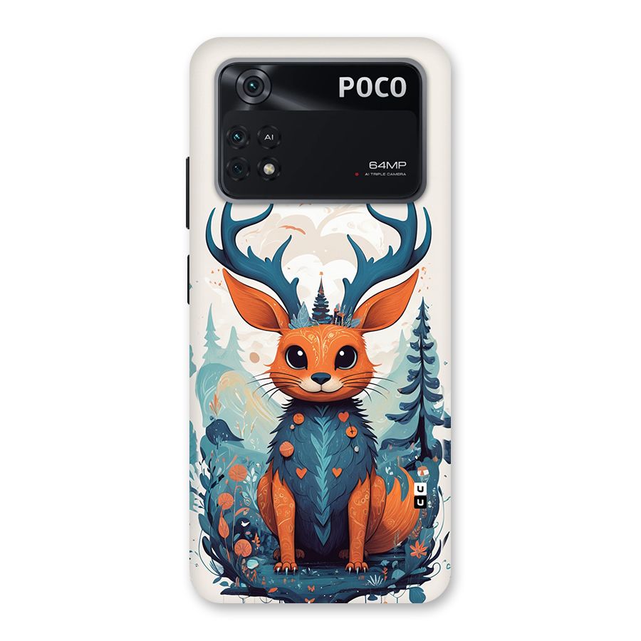 Magestic Animal Back Case for Poco M4 Pro 4G