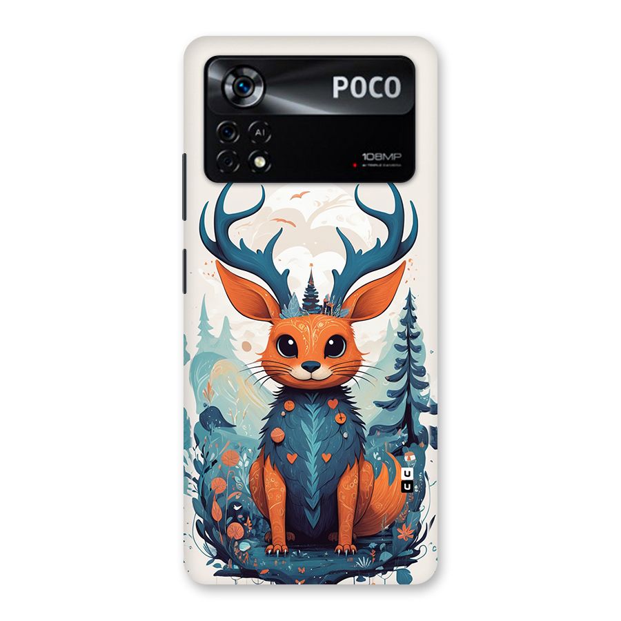 Magestic Animal Back Case for Poco X4 Pro 5G