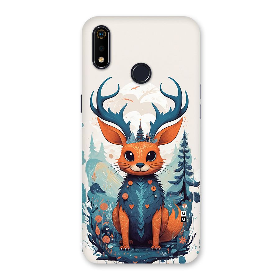 Magestic Animal Back Case for Realme 3i