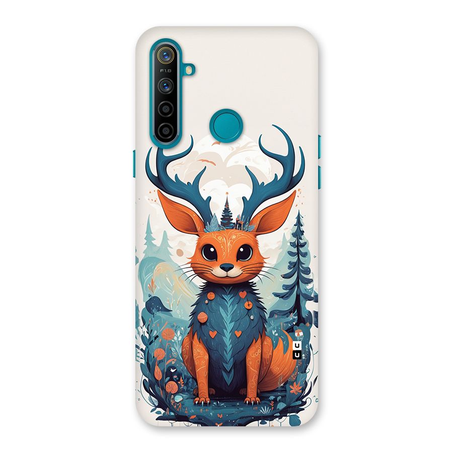 Magestic Animal Back Case for Realme 5i