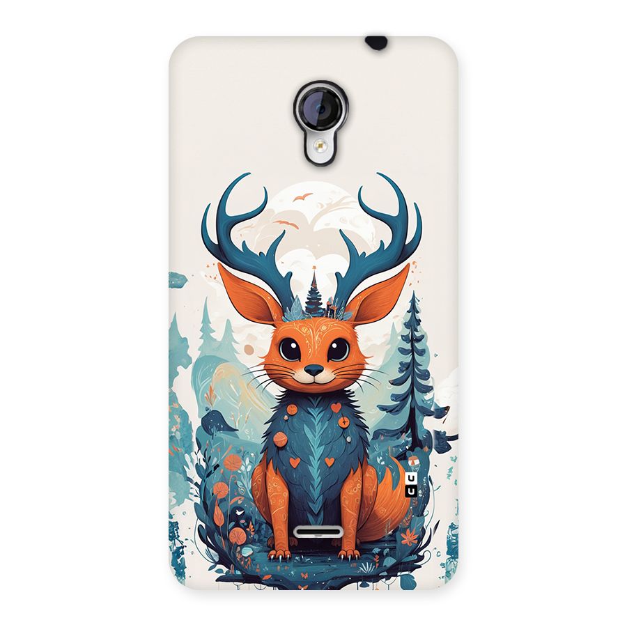 Magestic Animal Back Case for Unite 2 A106