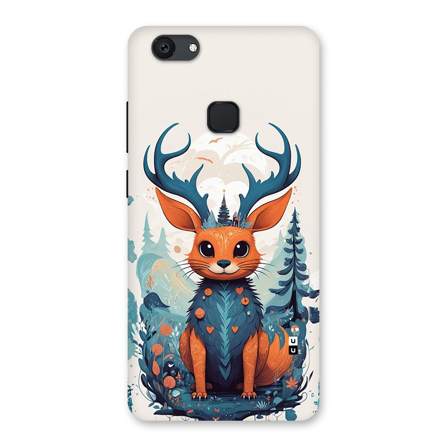 Magestic Animal Back Case for Vivo V7 Plus