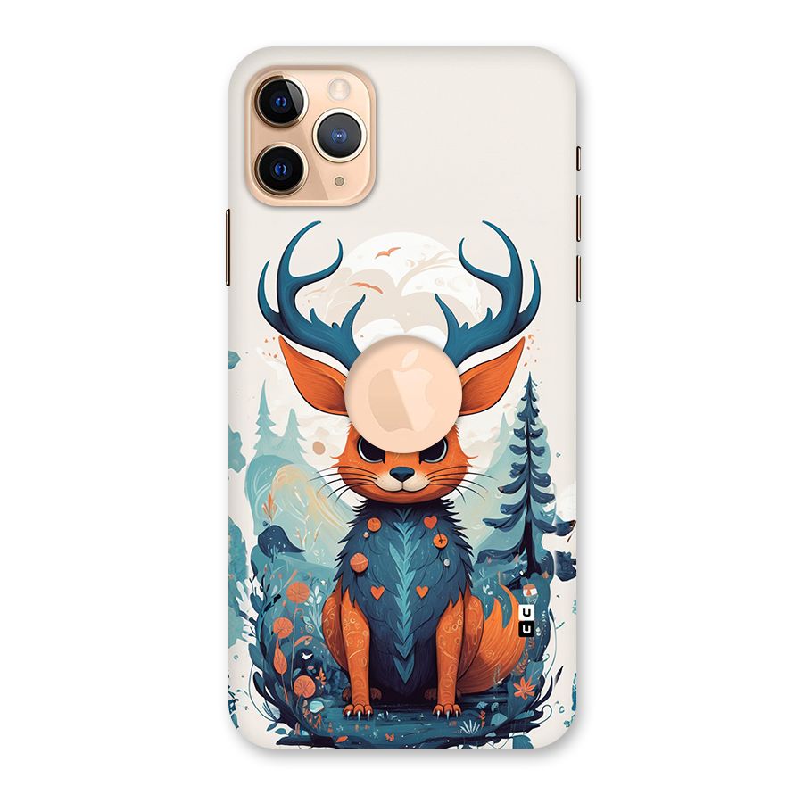 Magestic Animal Back Case for iPhone 11 Pro Max Logo Cut