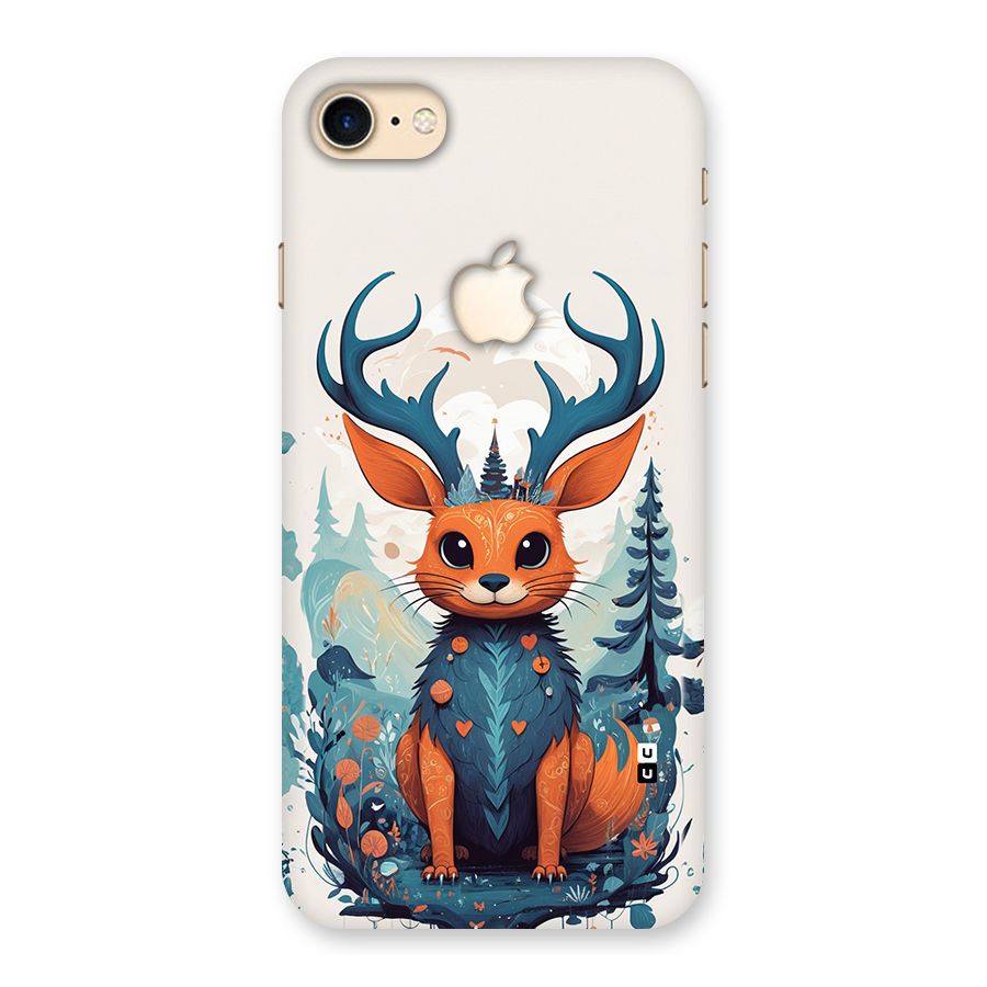 Magestic Animal Back Case for iPhone 7 Apple Cut