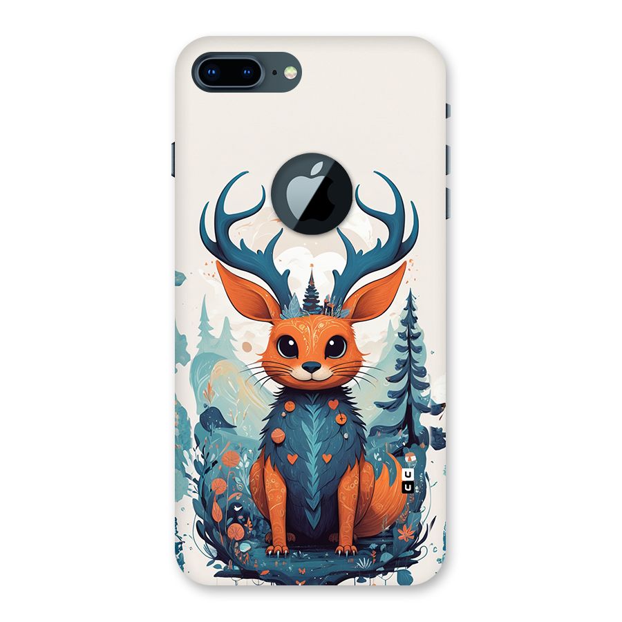 Magestic Animal Back Case for iPhone 7 Plus Logo Cut