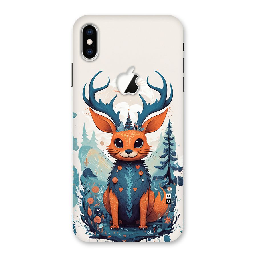 Magestic Animal Back Case for iPhone XS Max Apple Cut