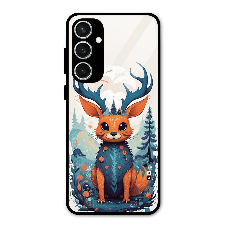 Magestic Animal Glass Back Case for Galaxy S23 FE
