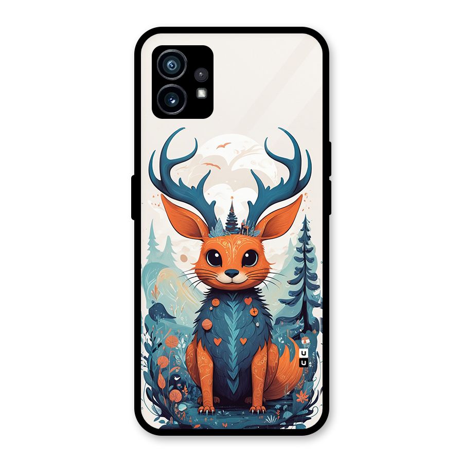 Magestic Animal Glass Back Case for Nothing Phone 1