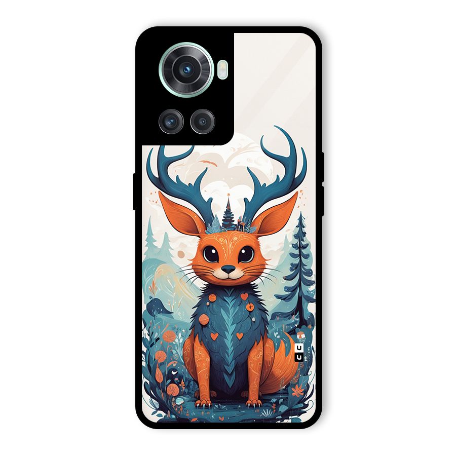 Magestic Animal Glass Back Case for OnePlus 10R