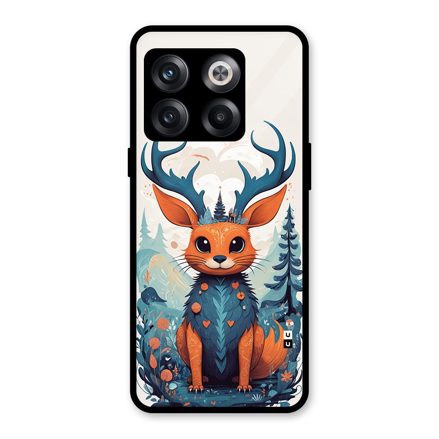 Magestic Animal Glass Back Case for OnePlus 10T