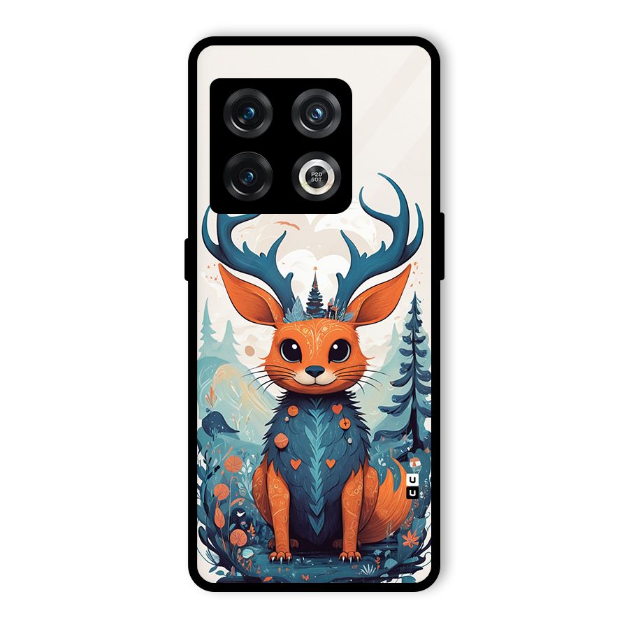 Magestic Animal Glass Back Case for OnePlus 10 Pro 5G