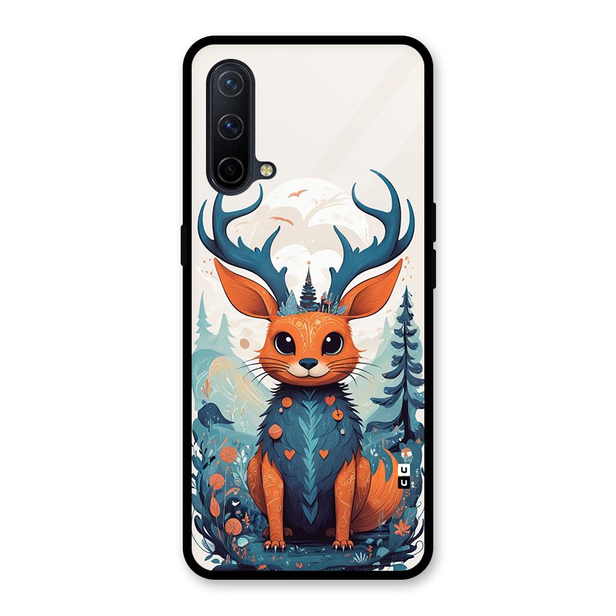 Magestic Animal Glass Back Case for OnePlus Nord CE 5G