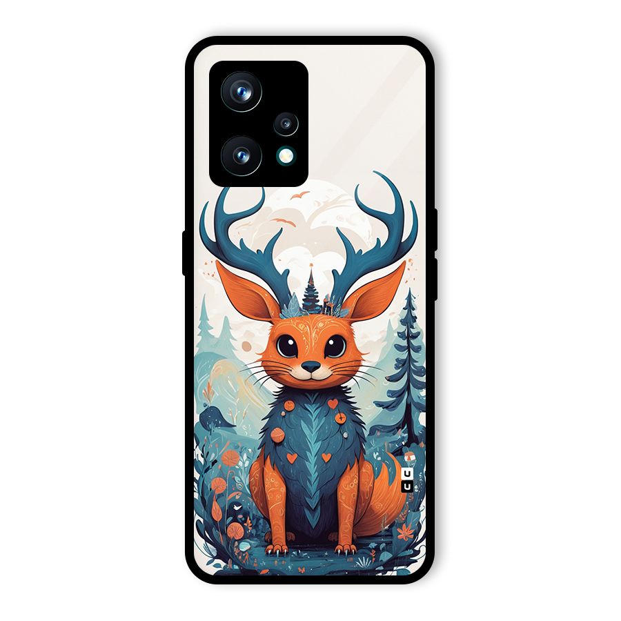 Magestic Animal Glass Back Case for Realme 9 Pro Plus 5G