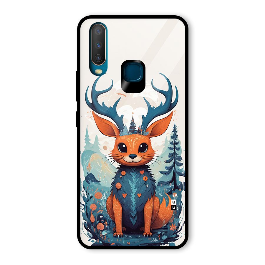 Magestic Animal Glass Back Case for Vivo U10