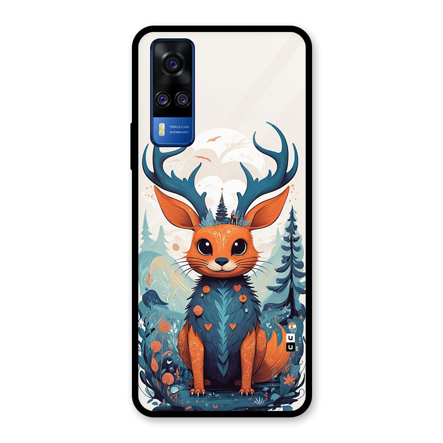 Magestic Animal Glass Back Case for Vivo Y31