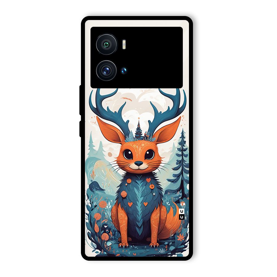 Magestic Animal Glass Back Case for Vivo iQOO 9 Pro