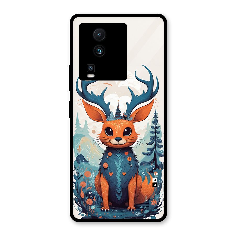 Magestic Animal Glass Back Case for Vivo iQOO Neo 7 Pro