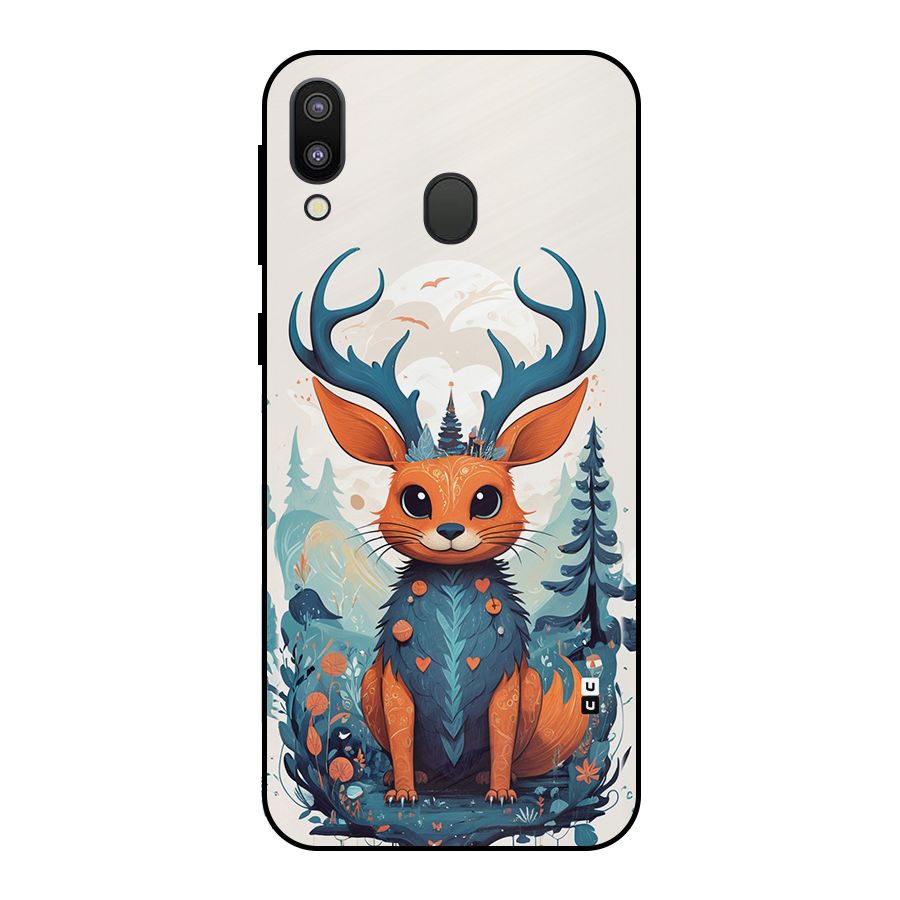 Magestic Animal Metal Back Case for Galaxy M20