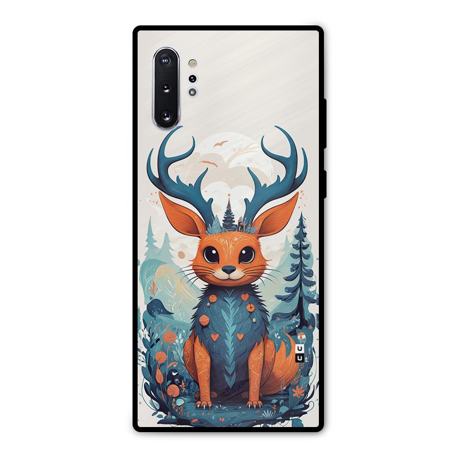 Magestic Animal Metal Back Case for Galaxy Note 10 Plus