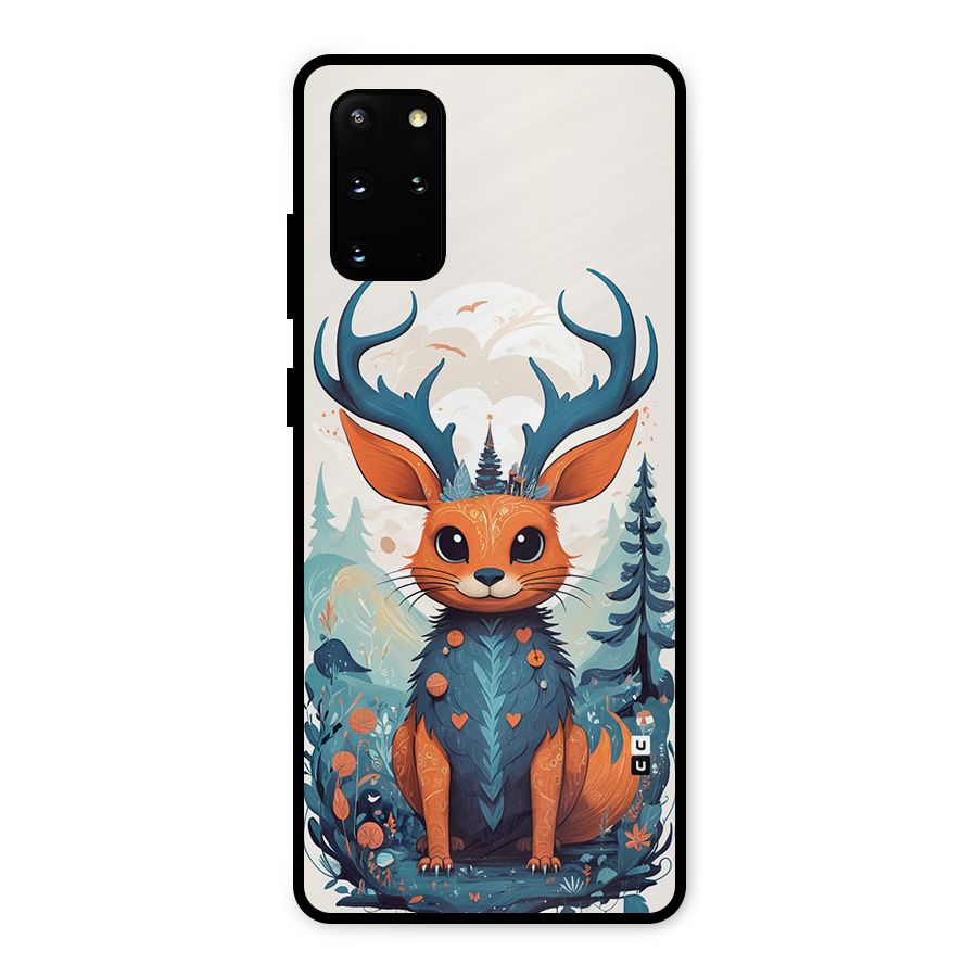 Magestic Animal Metal Back Case for Galaxy S20 Plus