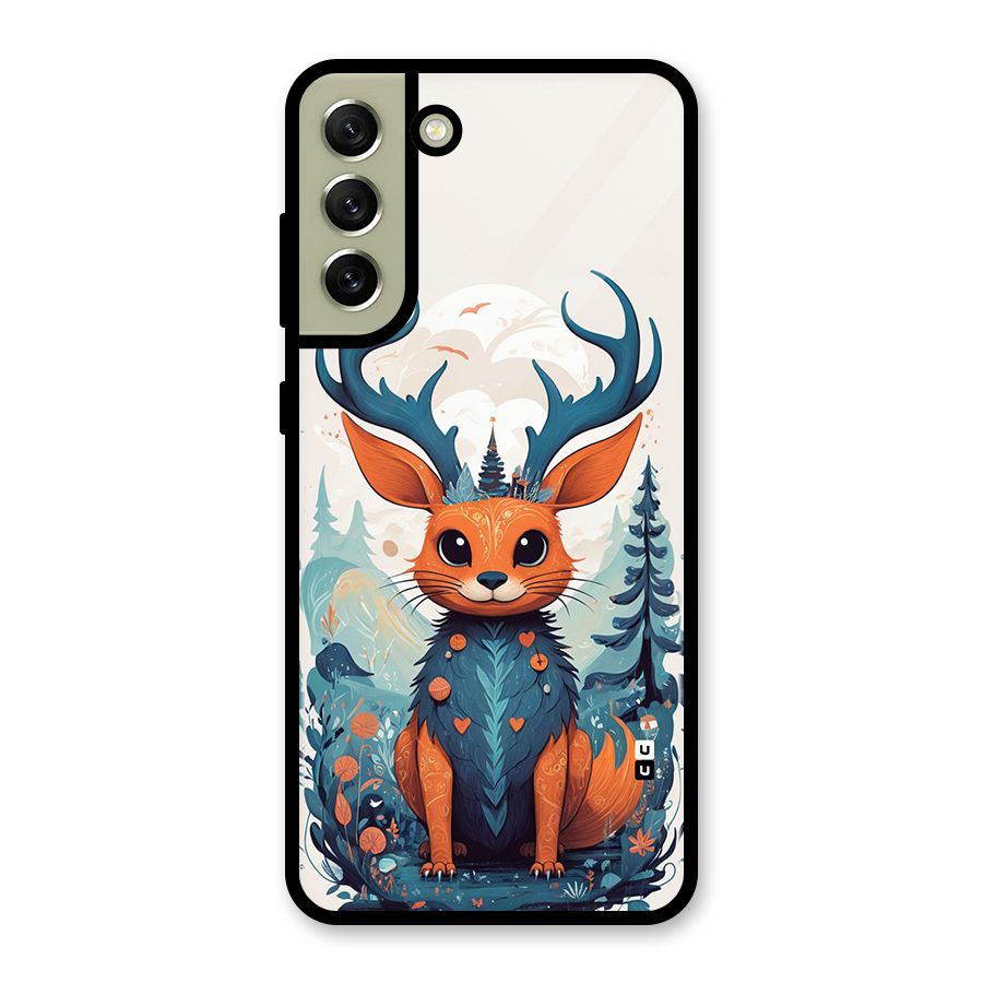 Magestic Animal Metal Back Case for Galaxy S21 FE 5G (2023)